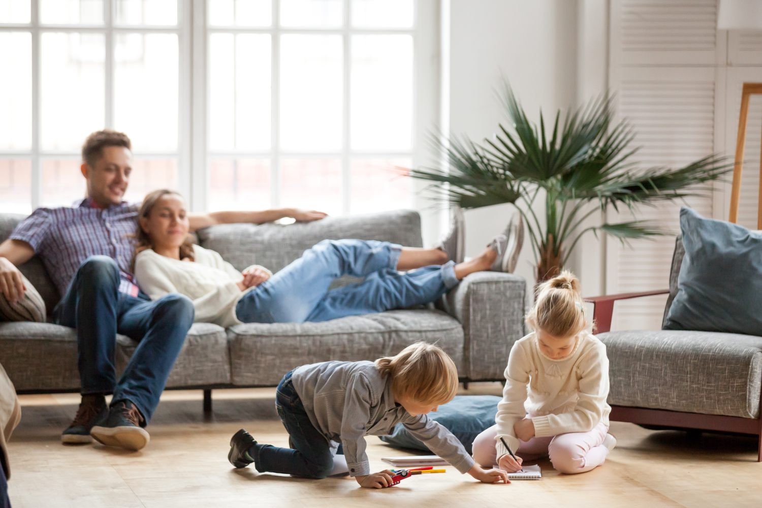 Glückliche Familie