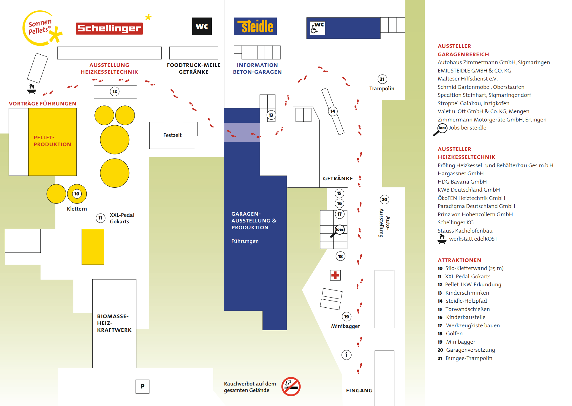 Lageplan Holzpellet-Infotage 2025